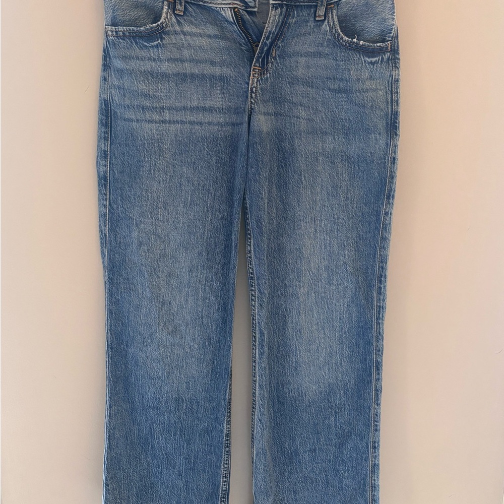 Abercrombie Kids Blue low rise baggy Jeans